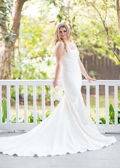Designer Wedding Dress Melange by Evangeline Bridal in Tomball, TX